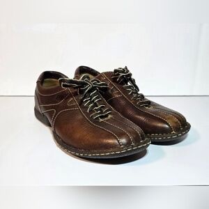 Born Leather Lace-Up Shoes Womens Size 7.5 Handcrafted Casual Walking Footwear